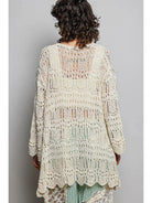 POL Clothing Crochet Weave Boho Cardigan-Cardigan-POL Clothing-Stuffology - Where Vintage Meets Modern, A Boutique for Real Women in Crosbyton, TX