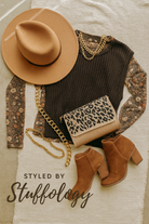 Black Open Knit Sweater-Sweater Vest-Zenana-Stuffology - Where Vintage Meets Modern, A Boutique for Real Women in Crosbyton, TX