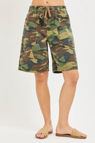 Risen Camo Jorts-Shorts-Risen Jeans-Stuffology - Where Vintage Meets Modern, A Boutique for Real Women in Crosbyton, TX