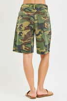 Risen Camo Jorts-Shorts-Risen Jeans-Stuffology - Where Vintage Meets Modern, A Boutique for Real Women in Crosbyton, TX