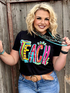 Callie's Teach Tee by Texas True Threads / Stuffology Boutique-Graphic Tees-Texas True Threads-Stuffology - Where Vintage Meets Modern, A Boutique for Real Women in Crosbyton, TX