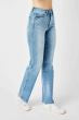 Judy Blue High Waist Tummy Control contrast Wash Straight Jeans-Stuffology Boutique -Stuffology - Where Vintage Meets Modern, A Boutique for Real Women in Crosbyton, TX