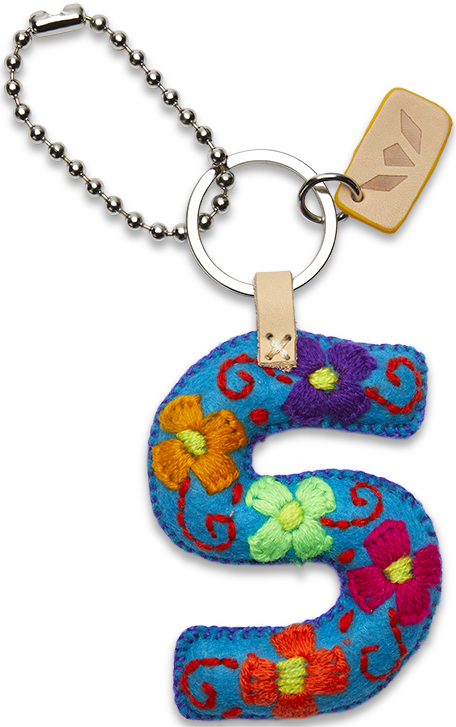 Consuela Charm, Turquoise Felt S-Accessories-Consuela-Stuffology - Where Vintage Meets Modern, A Boutique for Real Women in Crosbyton, TX