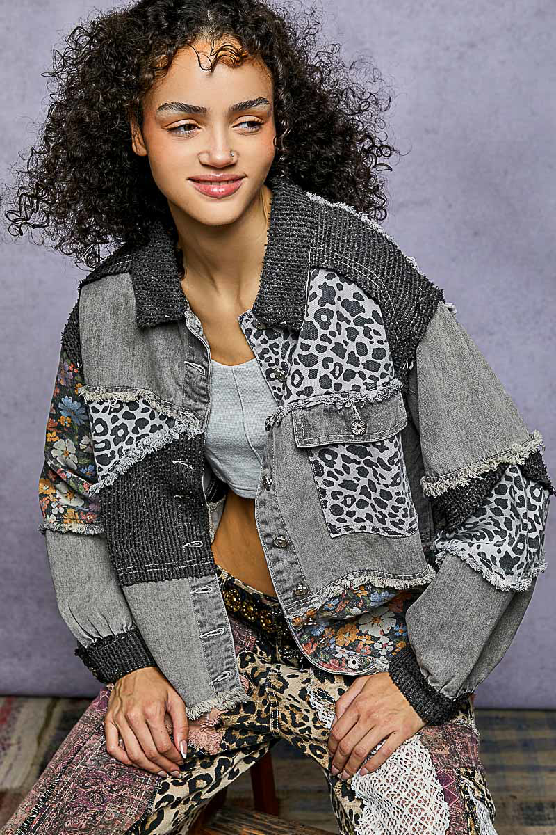 POL Clothing Relaxed Fit Jacket-Jackets-POL Clothing-Stuffology - Where Vintage Meets Modern, A Boutique for Real Women in Crosbyton, TX