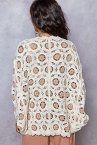 POL Clothing Cream/Latte Cardigan-Sweater Cardigan-POL Clothing-Stuffology - Where Vintage Meets Modern, A Boutique for Real Women in Crosbyton, TX