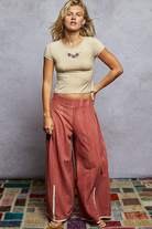 POL Clothing Wide Leg Gauze Pants-Pants-POL Clothing-Stuffology - Where Vintage Meets Modern, A Boutique for Real Women in Crosbyton, TX