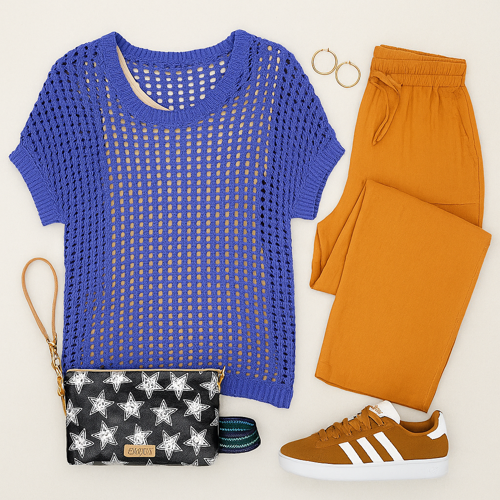 Apricot Wide Leg Linen Pants-Pants-Zenana-Stuffology - Where Vintage Meets Modern, A Boutique for Real Women in Crosbyton, TX