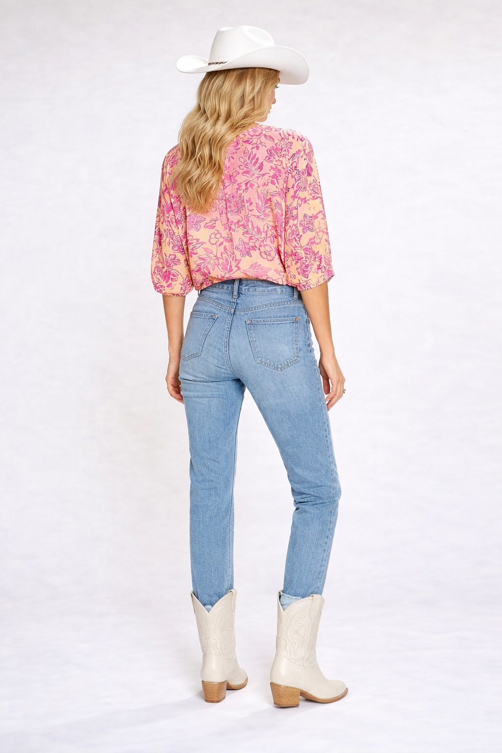 Orchid Wave Boho Printed Top-TOP-Oddi-Stuffology - Where Vintage Meets Modern, A Boutique for Real Women in Crosbyton, TX