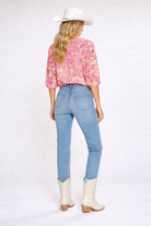 Orchid Wave Boho Printed Top-TOP-Oddi-Stuffology - Where Vintage Meets Modern, A Boutique for Real Women in Crosbyton, TX