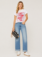 Love Jesus and America Graphic Tee-Graphic Tees-Branded Cotton-Stuffology - Where Vintage Meets Modern, A Boutique for Real Women in Crosbyton, TX