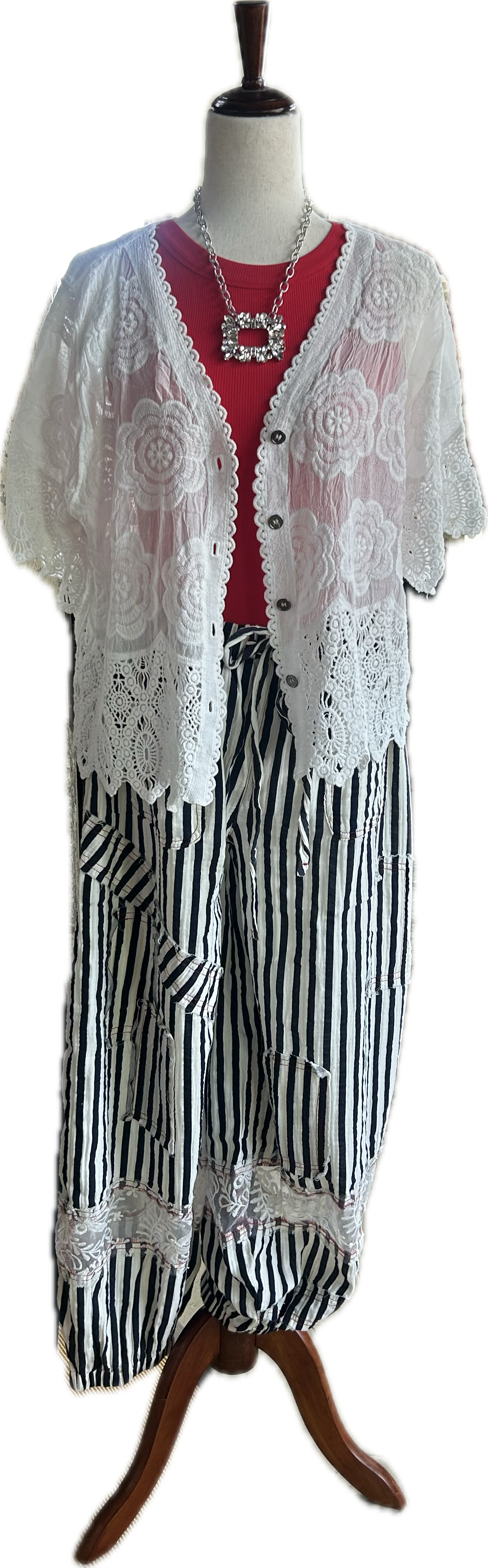 Red, White & Beautiful – Styled by Stuffology ⭐-Outfit Bundle-POL Clothing-Stuffology - Where Vintage Meets Modern, A Boutique for Real Women in Crosbyton, TX