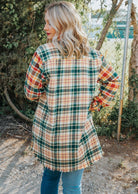 Frayed Hem Flannel Shirt /Stuffology Boutique-Flannel Shirt-Stuffology Boutique-Stuffology - Where Vintage Meets Modern, A Boutique for Real Women in Crosbyton, TX