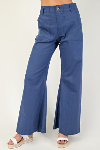 High Rise Wide Leg Pants-Pants-Gigio-Stuffology - Where Vintage Meets Modern, A Boutique for Real Women in Crosbyton, TX