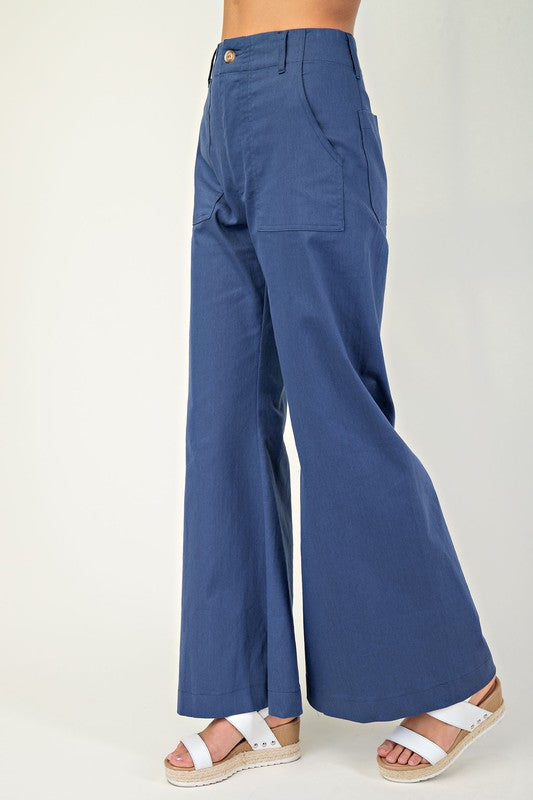 High Rise Wide Leg Pants-Pants-Gigio-Stuffology - Where Vintage Meets Modern, A Boutique for Real Women in Crosbyton, TX