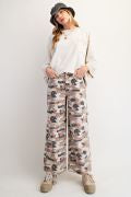 Floral Camo Wide Leg Pants-Pants-Easel-Stuffology - Where Vintage Meets Modern, A Boutique for Real Women in Crosbyton, TX