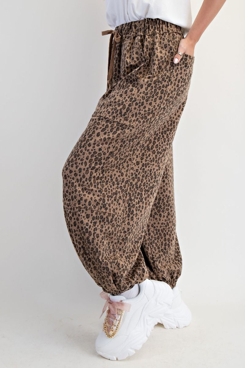 Animal Print Jogger Pants-Pants-Easel-Stuffology - Where Vintage Meets Modern, A Boutique for Real Women in Crosbyton, TX