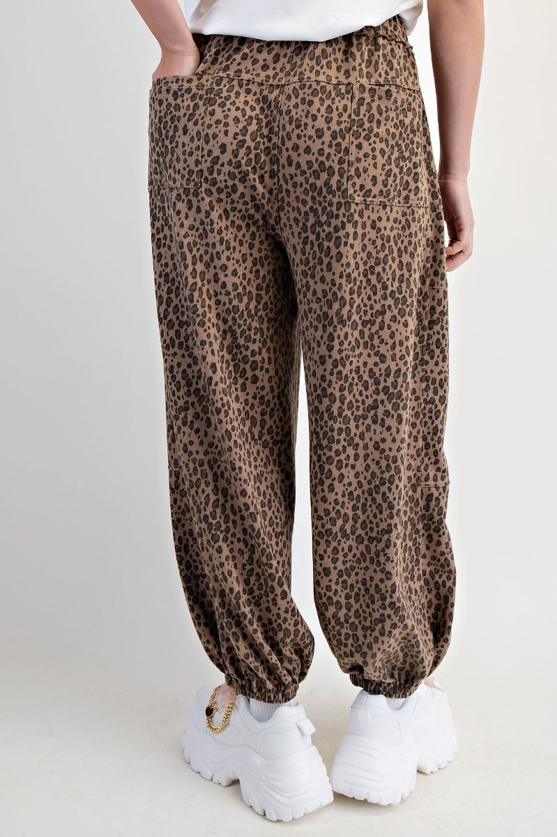 Animal Print Jogger Pants-Pants-Easel-Stuffology - Where Vintage Meets Modern, A Boutique for Real Women in Crosbyton, TX