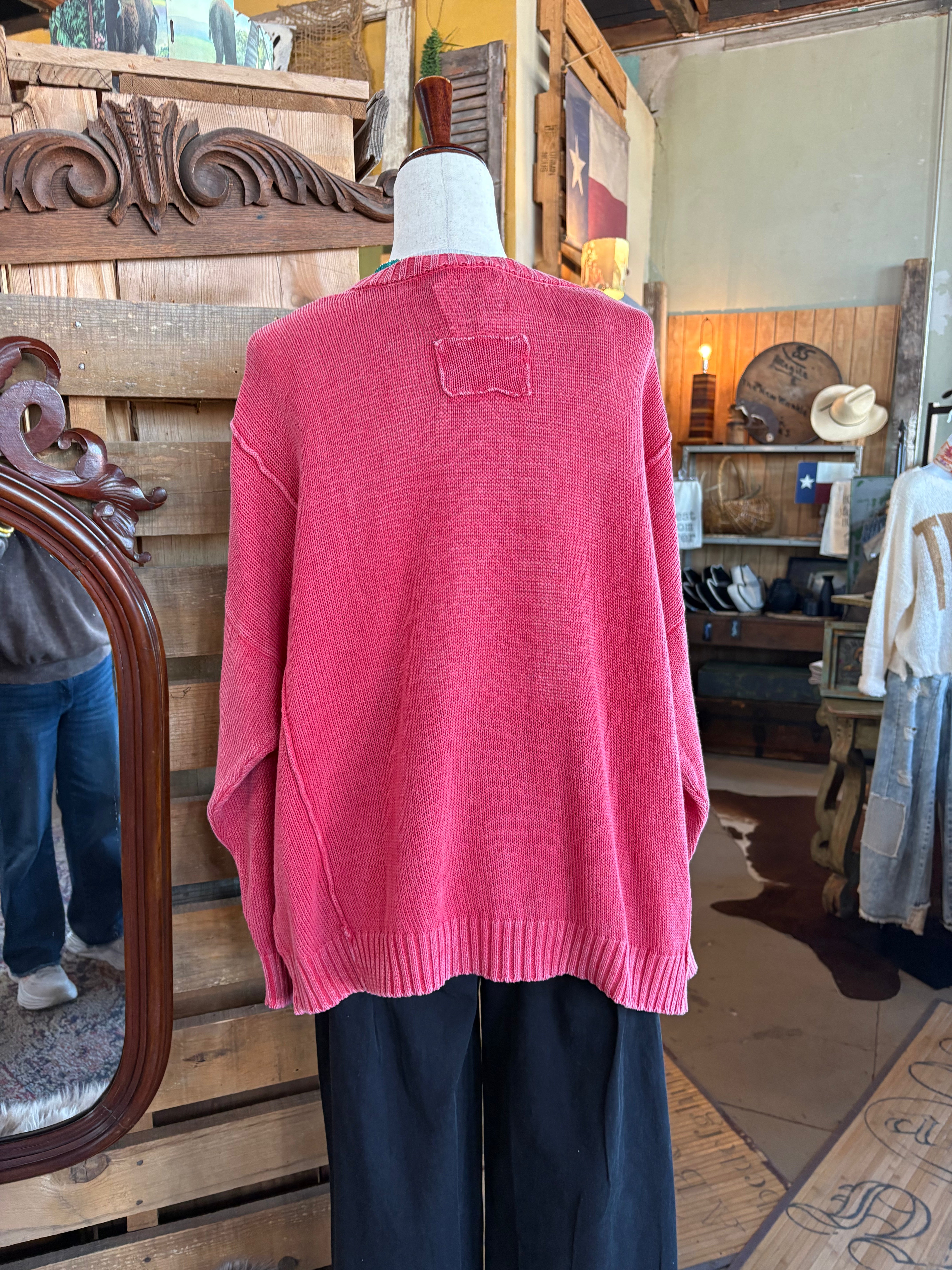 Cable Knit Sweater - Easel-EASEL-Stuffology - Where Vintage Meets Modern, A Boutique for Real Women in Crosbyton, TX