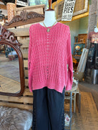 Cable Knit Sweater - Easel-EASEL-Stuffology - Where Vintage Meets Modern, A Boutique for Real Women in Crosbyton, TX