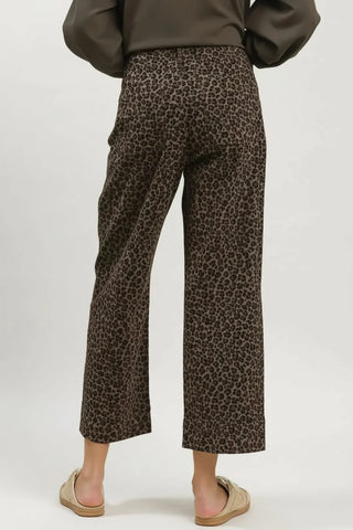 Leopard Print Cropped Wide Leg Pants-Pants-Umgee-Stuffology - Where Vintage Meets Modern, A Boutique for Real Women in Crosbyton, TX