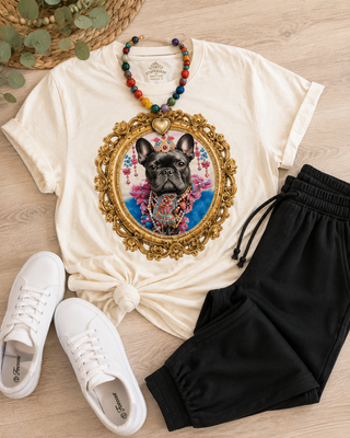 Frenchie Royale Graphic Tee-Graphic Tees-Stuffology Boutique -Stuffology - Where Vintage Meets Modern, A Boutique for Real Women in Crosbyton, TX