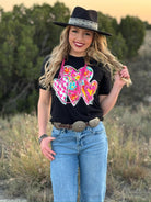 Callie’s Trio of Hearts Graphic Tee-Texas True Threads-Stuffology - Where Vintage Meets Modern, A Boutique for Real Women in Crosbyton, TX