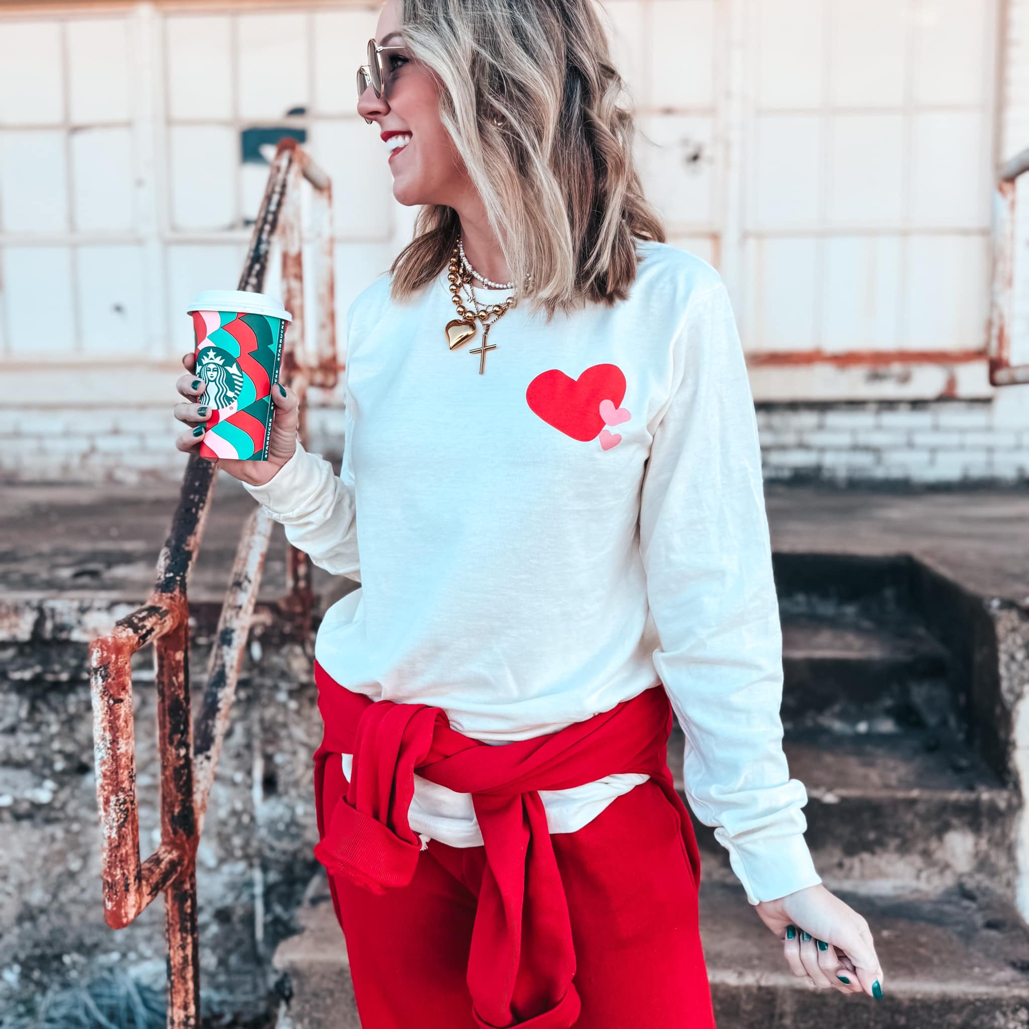 Love You Always Long Sleeve Graphic Tee-Graphic Tees-Stuffology Boutique-Stuffology - Where Vintage Meets Modern, A Boutique for Real Women in Crosbyton, TX