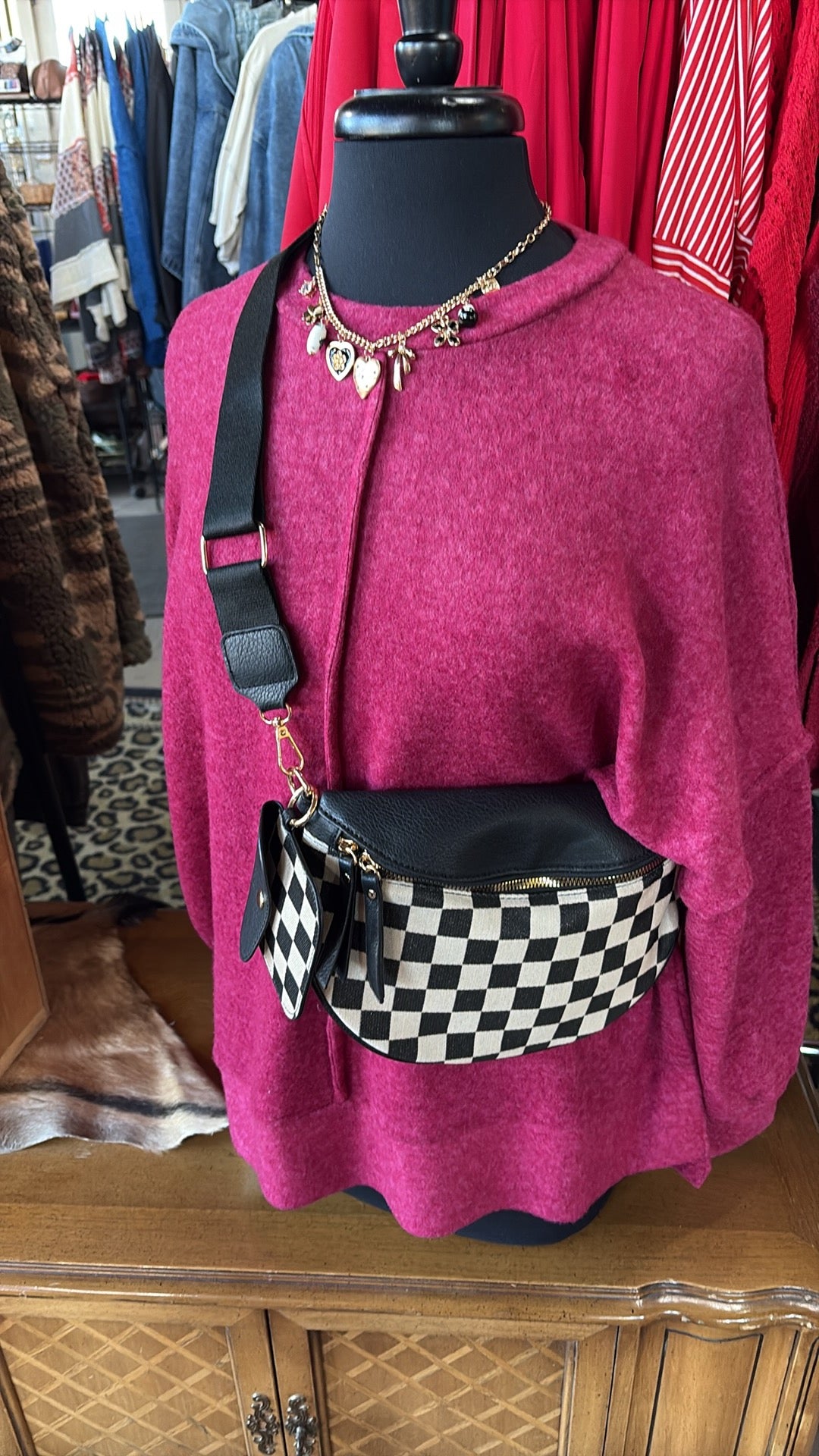 Brushed Melange Hacci Oversized Sweater-Stuffology Boutique -Stuffology - Where Vintage Meets Modern, A Boutique for Real Women in Crosbyton, TX