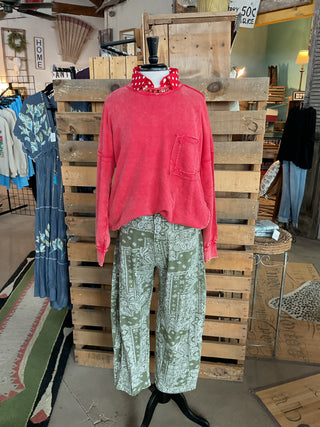 French Terry Pullover Top-SWEATSHIRT-ZENANA-Stuffology - Where Vintage Meets Modern, A Boutique for Real Women in Crosbyton, TX