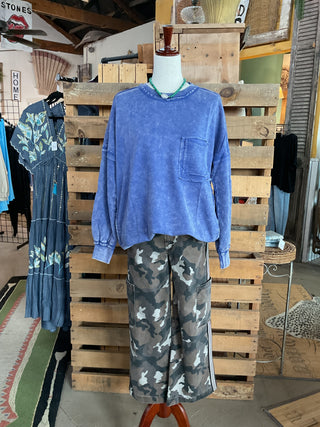 French Terry Pullover Top-SWEATSHIRT-ZENANA-Stuffology - Where Vintage Meets Modern, A Boutique for Real Women in Crosbyton, TX