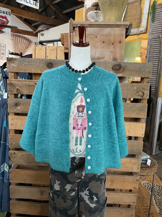 Cozy Button-Front Short Sleeve Cardigan