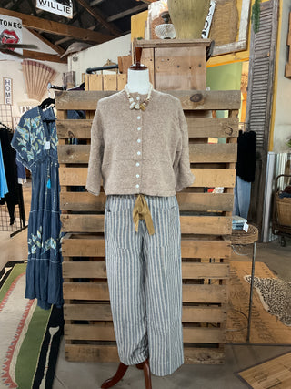 Cozy Button-Front Short Sleeve Cardigan