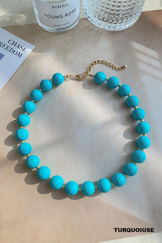 Resin Beaded Necklace
