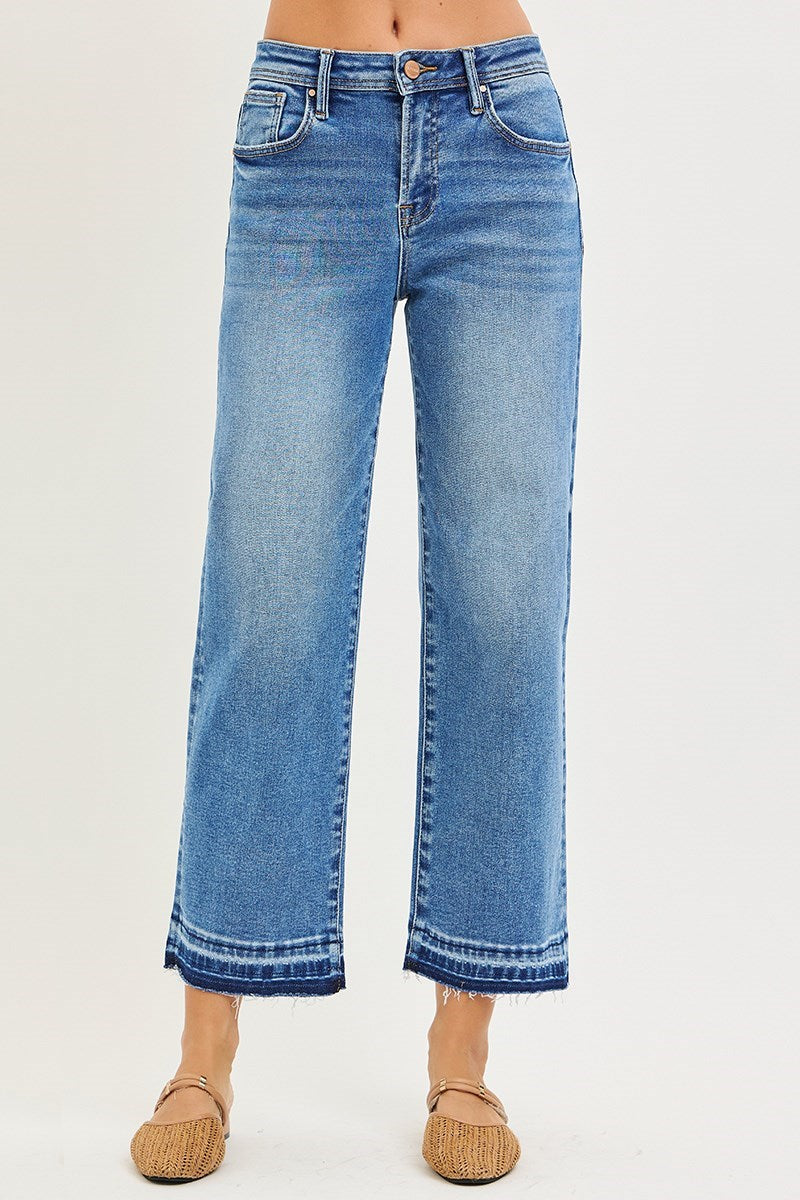RISEN CROPPED BOYFRIEND JEANS-Jeans-Risen Jeans-Stuffology - Where Vintage Meets Modern, A Boutique for Real Women in Crosbyton, TX