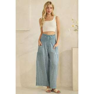 Sahara Stripe Wide-Leg Pants-Wide Leg Pants-Sage + Fig-Stuffology - Where Vintage Meets Modern, A Boutique for Real Women in Crosbyton, TX