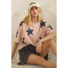 Starlit Denim Patch Tee-Tees-Sage + Fig-Stuffology - Where Vintage Meets Modern, A Boutique for Real Women in Crosbyton, TX