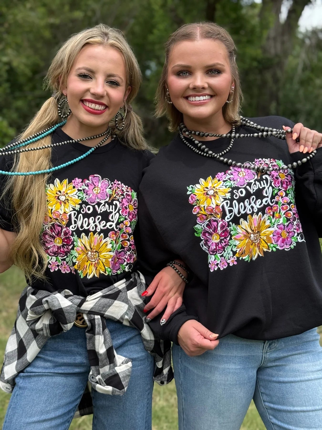 So Very Blessed Graphic Tee-Graphic Tees-Stuffology Boutique -Stuffology - Where Vintage Meets Modern, A Boutique for Real Women in Crosbyton, TX
