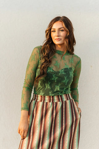 Lace Mesh Tops-MESH TOP-Turquoise Haven-Stuffology - Where Vintage Meets Modern, A Boutique for Real Women in Crosbyton, TX