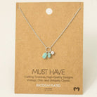 Dainty Opal Crystal Charm Necklace-Necklaces-The Looks by Fame Accessories-Stuffology - Where Vintage Meets Modern, A Boutique for Real Women in Crosbyton, TX