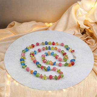 Agate Multicolor Necklace-Necklaces-IST Jewelry-Stuffology - Where Vintage Meets Modern, A Boutique for Real Women in Crosbyton, TX