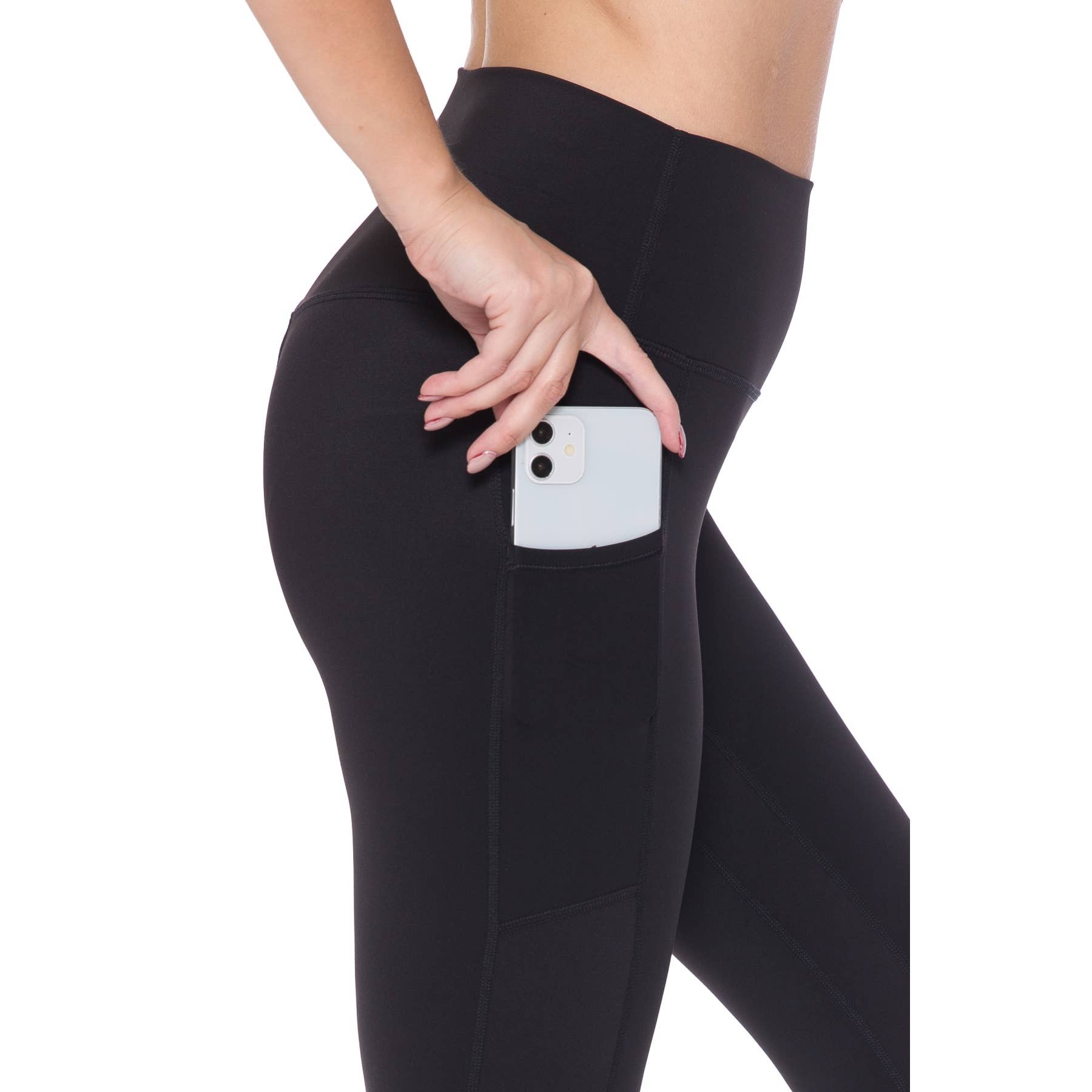 Premium Activewear Solid Black Leggings /Stuffology Boutique-Activewear Leggings-Leggings Depot-Stuffology - Where Vintage Meets Modern, A Boutique for Real Women in Crosbyton, TX