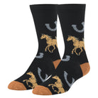 Crazy Socks - Womens Crew - Horses | Stuffology Boutique-Socks-Crazy Socks-Stuffology - Where Vintage Meets Modern, A Boutique for Real Women in Crosbyton, TX