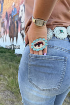 Blazing Buffalo Scarf Slide-Wild Rags-Stuffology Boutique-Stuffology - Where Vintage Meets Modern, A Boutique for Real Women in Crosbyton, TX