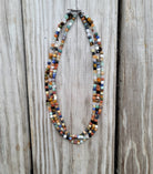 Natural gemstones 3 strand choker Native Southwest handmade-Horse Spirit Studio-Stuffology - Where Vintage Meets Modern, A Boutique for Real Women in Crosbyton, TX