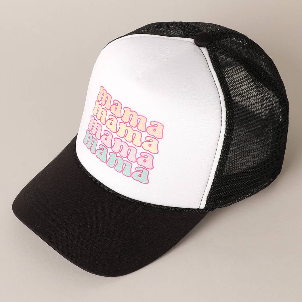 MAMA Foam Trucker Hat | Stuffology Boutique-Trucker Hat-Fashion City-Stuffology - Where Vintage Meets Modern, A Boutique for Real Women in Crosbyton, TX