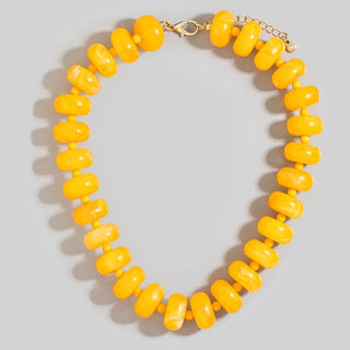 Bulky Acrylic Bead Link Necklace Set-Necklaces-The Looks by Fame Accessories-Stuffology - Where Vintage Meets Modern, A Boutique for Real Women in Crosbyton, TX