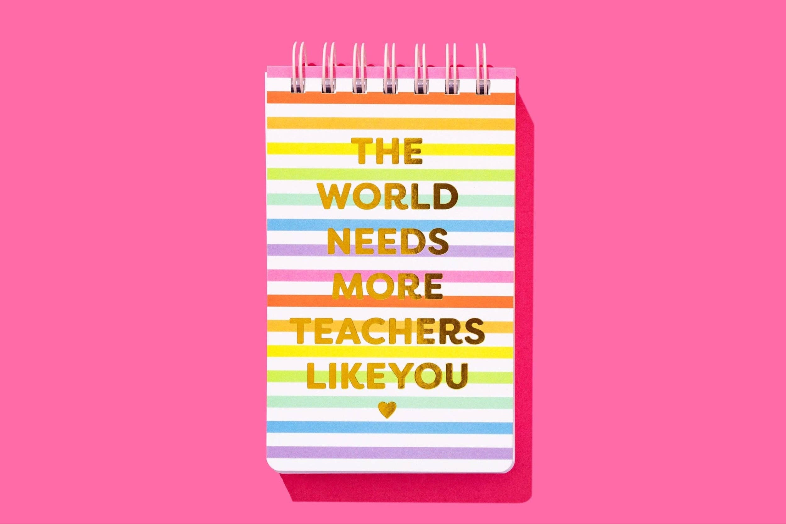 Small Spiral Top Notebook - Teacher Appreciation - 200 Pages-Notebook-Taylor Elliott Designs-Stuffology - Where Vintage Meets Modern, A Boutique for Real Women in Crosbyton, TX