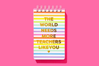 Small Spiral Top Notebook - Teacher Appreciation - 200 Pages-Notebook-Taylor Elliott Designs-Stuffology - Where Vintage Meets Modern, A Boutique for Real Women in Crosbyton, TX