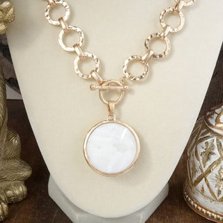 Gilded Radiance Crystal Necklace-necklace-PennyLine inc-Stuffology - Where Vintage Meets Modern, A Boutique for Real Women in Crosbyton, TX