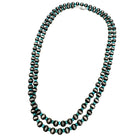 Navajo Large Beads Versatile Long 60 inch Necklace-Necklaces-Lunar Deer-Stuffology - Where Vintage Meets Modern, A Boutique for Real Women in Crosbyton, TX